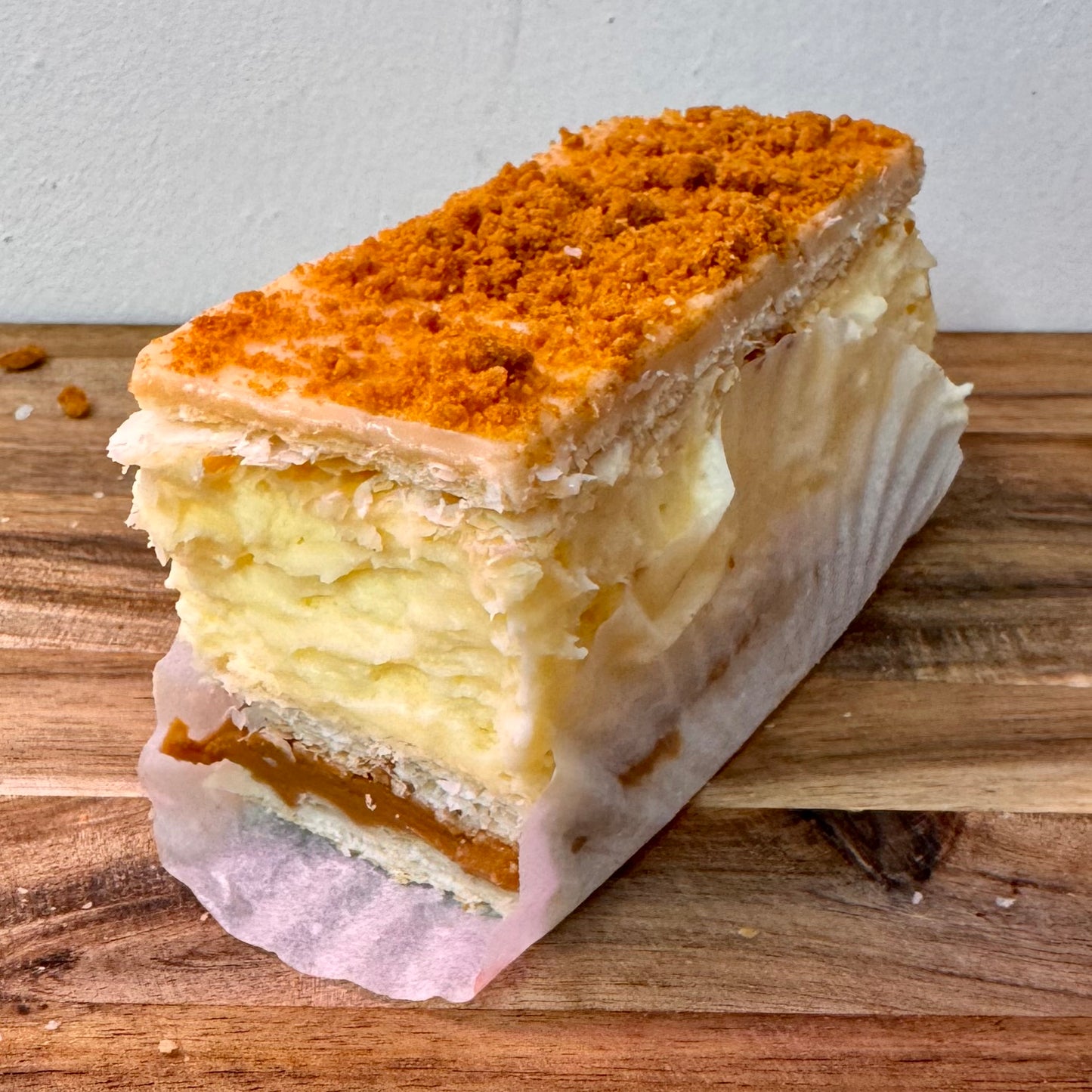 Biscoff Vanilla Slice