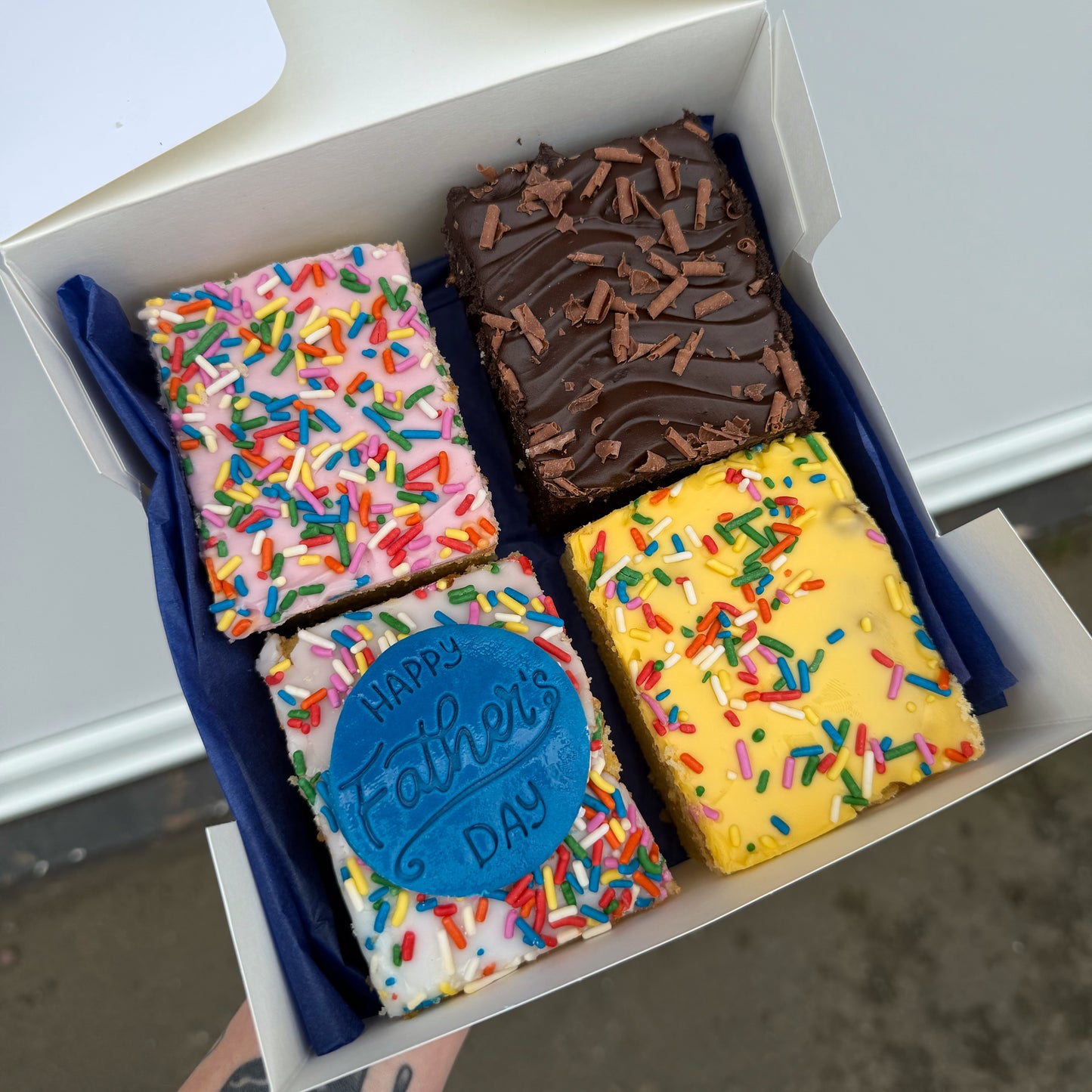 Fathers Day Cake Box