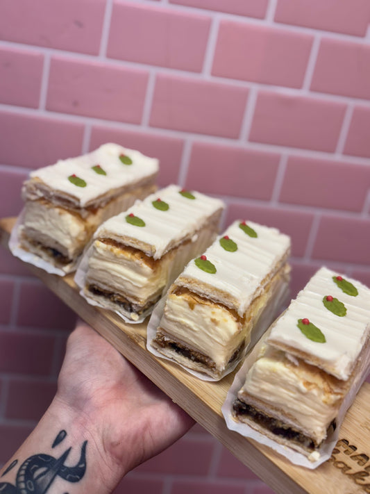 Deluxe Mince Pie Vanilla Slice