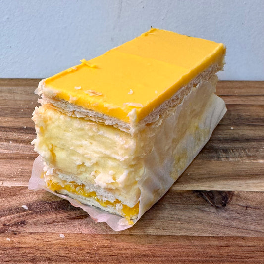 Lemon curd Vanilla Slice