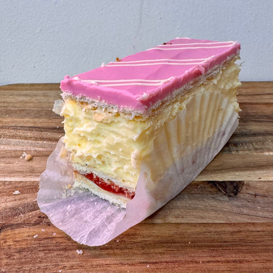 Strawberry & White Chocolate Vanilla Slice